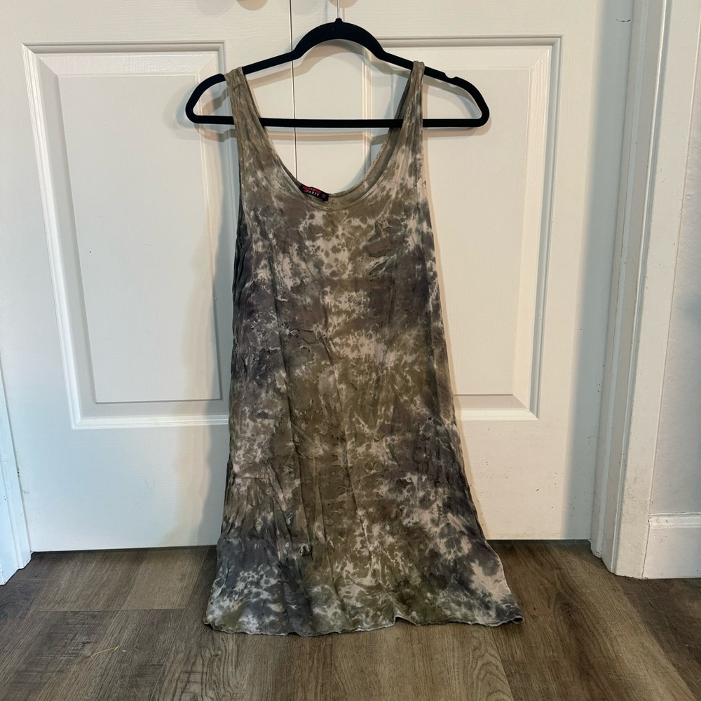 TParty Tie Dye Dress Green Size S